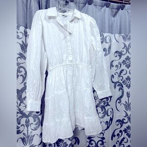 NWT‎ Sim & Sam Elegant White Casual Dress Size M